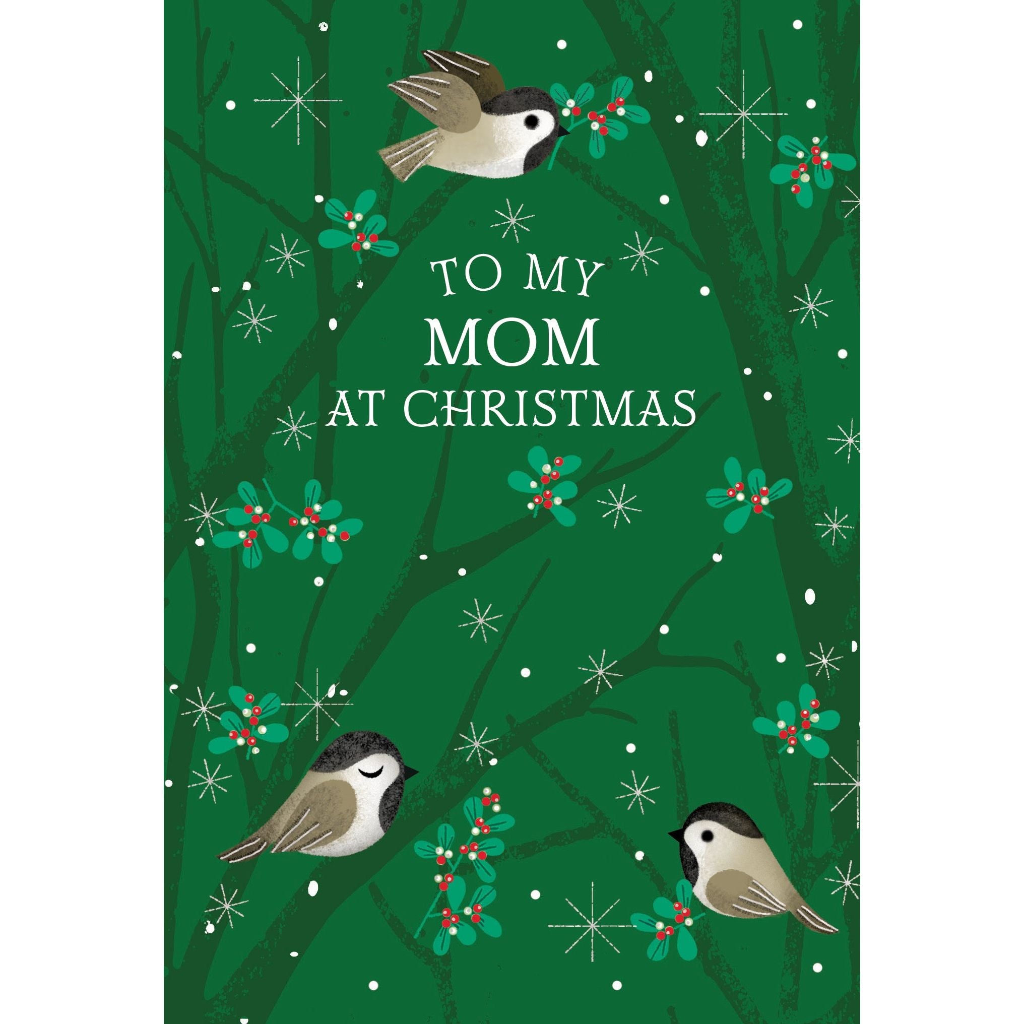 Bird Trio Christmas Card Mother